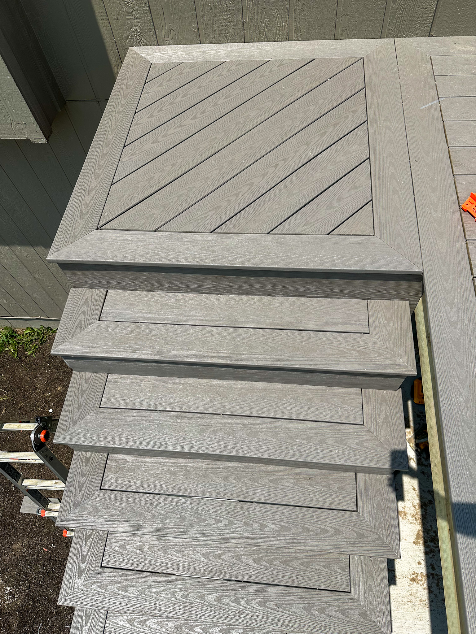 Top Tier Composite Stairs