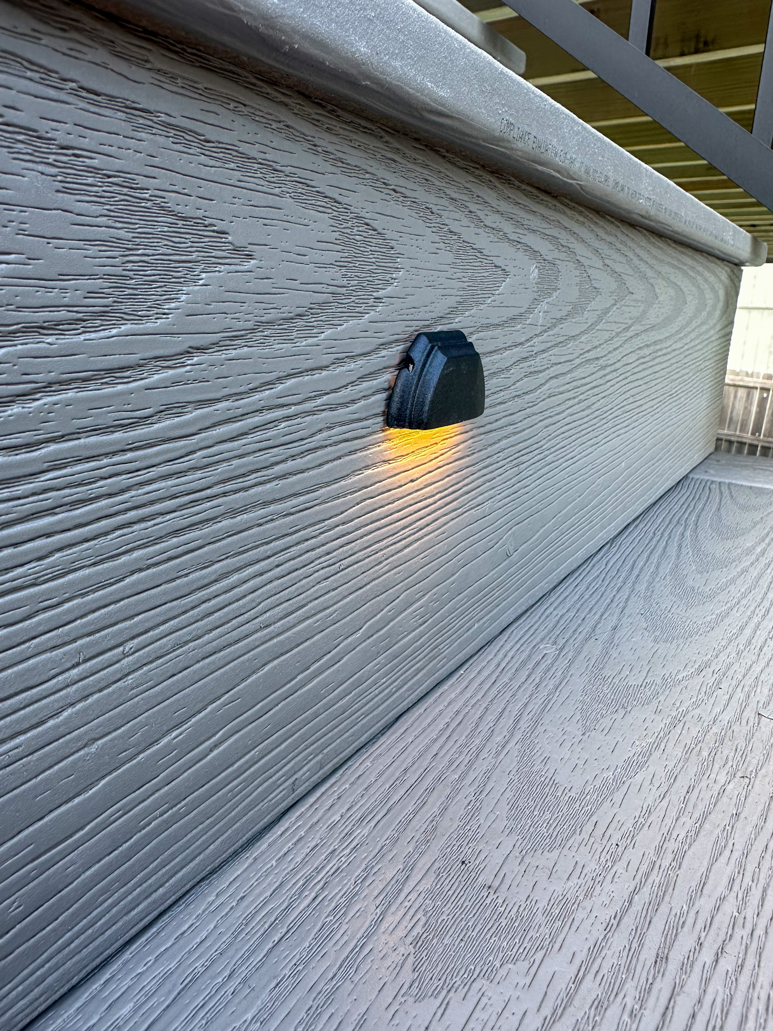 Composite Stair with Hardwired Lighting